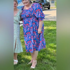 Beautiful bright floral dress
